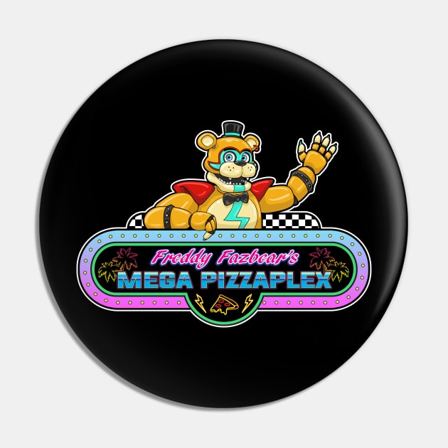 FNAF Security Breach Glamrock Freddy movie sign Pin by halegrafx