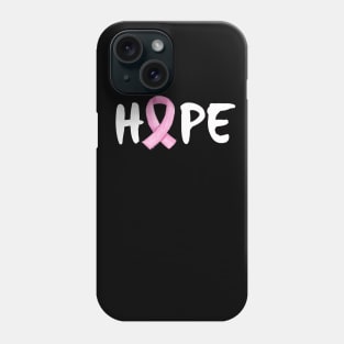 'Hope' Cancer Ribbon Awareness Shirt Phone Case