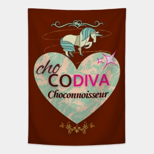 ChoCODIVA: Choconnoisseur - funny Valentine Tapestry