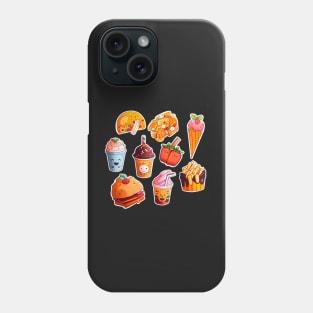 #8 Cute happy dessert sticker pack Phone Case