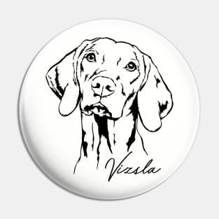 Hungarian Vizsla dog lover portrait Pin