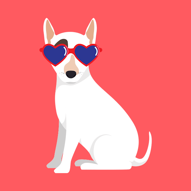 Cool Bull Terrier by artsyafstore