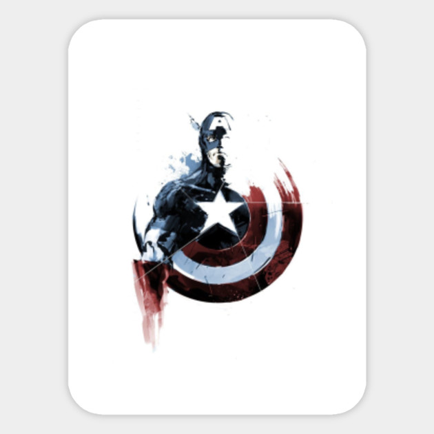 Captain America Shield Marvel Back Superhero Avengers Art