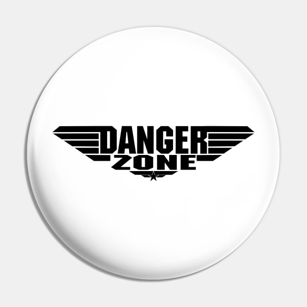 Top Gun Logo Parody Danger Zone Pin by ArtIzMuzikForTheEyez