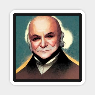 John Quincy Adams | Comics style Magnet