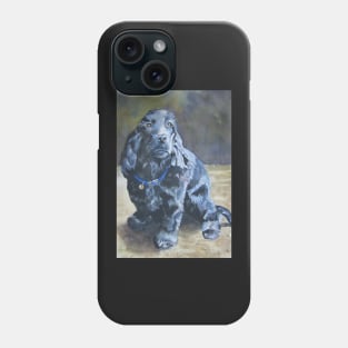 Cocker spaniel in watercolour Phone Case