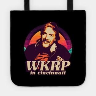 wkrp in cincinnati - retrowave Tote