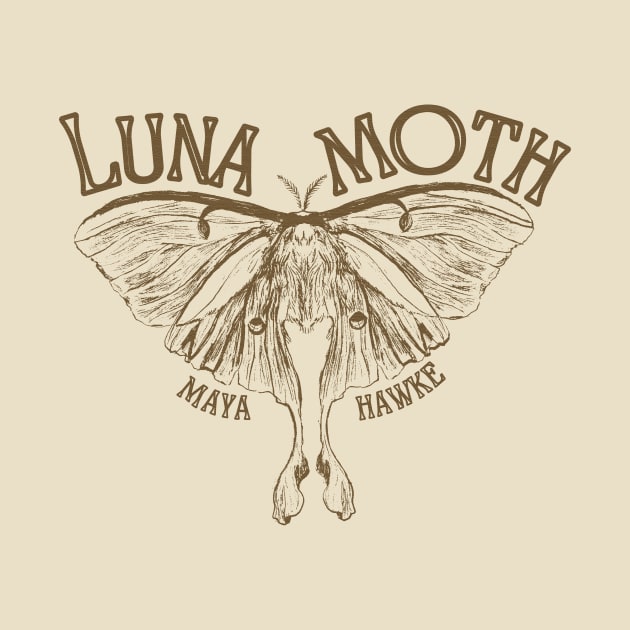 LUNA MOTH - MAYA HAWKE SONG ART by aplinsky