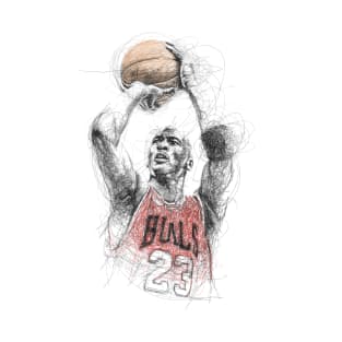 Scribble of Michael Jordan T-Shirt