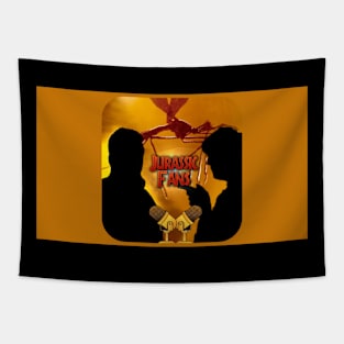 Jurassic Fans Podcast New Logo Tapestry