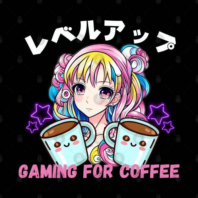 Gamer Girl loves Coffee drinks by Japanese Fever