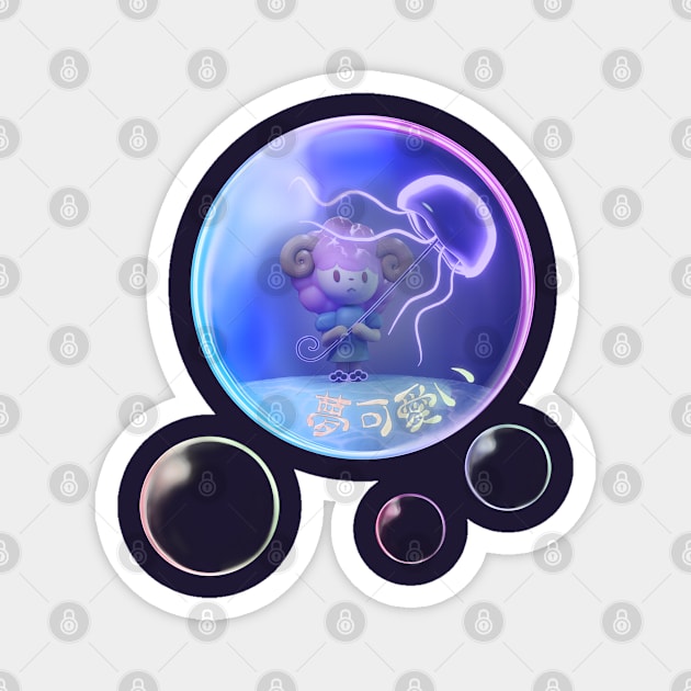 Miipu in a Bubble Magnet by loreatus