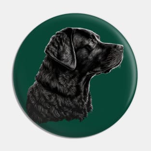 Labrador Retriever Dog Retro Vintage Dad Mom Pin