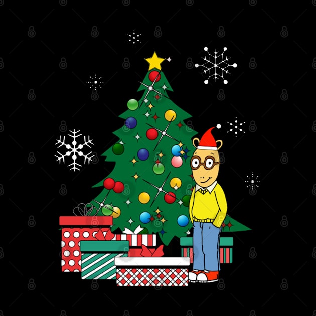 Arthur Around The Christmas Tree by squids_art