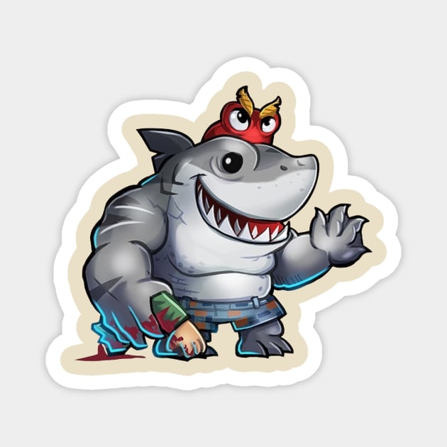 king shark Magnet by mprokolo corgi