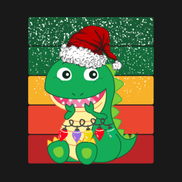 Disover dinosaur christmas tree - Dinosaur Christmas Tree - T-Shirt