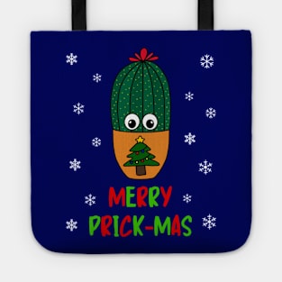 Merry Prick Mas - Cactus In Christmas Tree Pot Tote