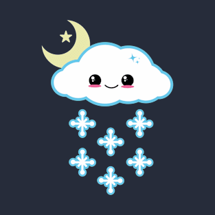 Kawaii Snow Cloud T-Shirt
