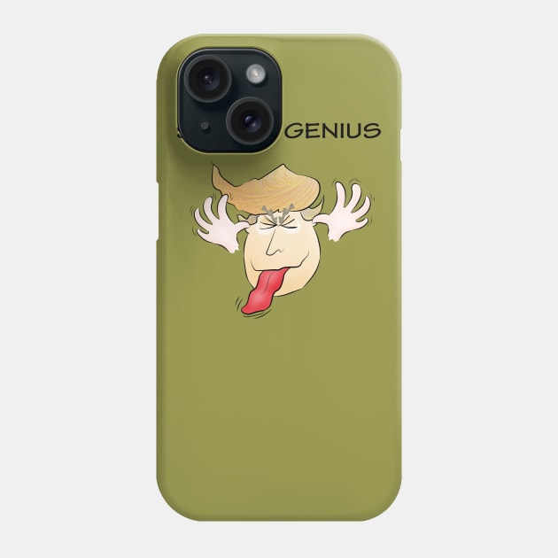 Donald J. Trump: stable genius at work Phone Case by shackledlettuce