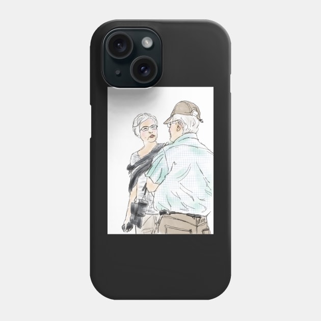 A Fun Casual Conversation and Chat Phone Case by LITDigitalArt