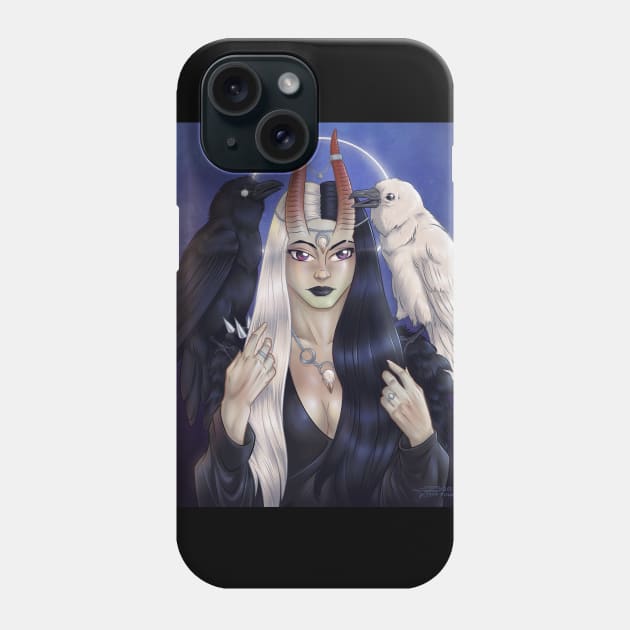 Raven Witch Phone Case by jpowersart