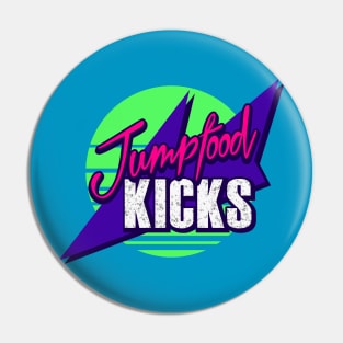 Jumpfood Kicks-80s Green Pin