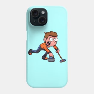 Curling Boy Phone Case