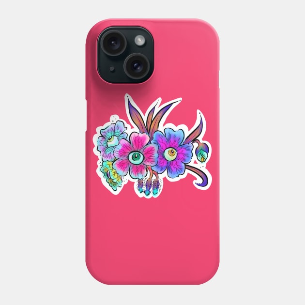 Demon Flowers Phone Case by GalaxyEggToast