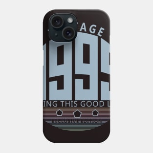 25th Birthday T-Shirt - Vintage 1995 Phone Case