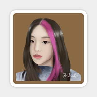 ITZY YEJI ART PRINT (FAN ART) Magnet