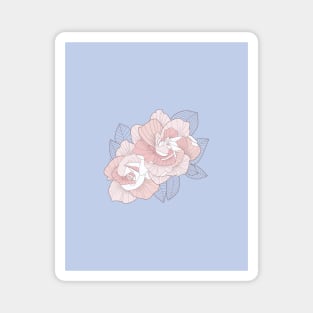 GARDENIA - Serenity Blue Magnet