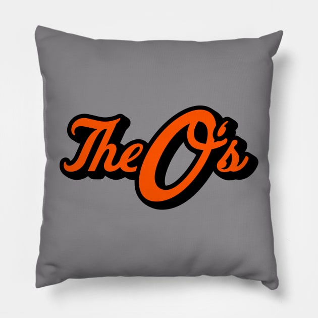 The O's classic Pillow by Throwzack