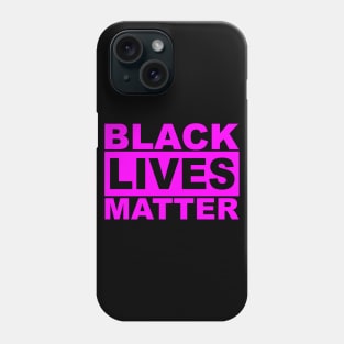 Black Lives Matter Logo (Pink) Phone Case