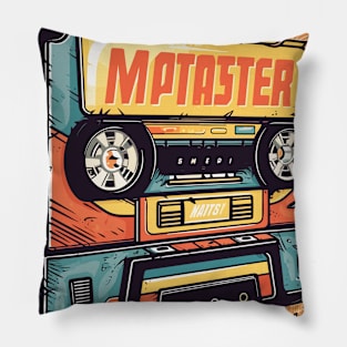 Retro cassette tape Pillow