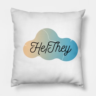 He / They Pronoun Pillow