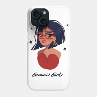 Gemini Girl Zodiac Sign Astrology Phone Case