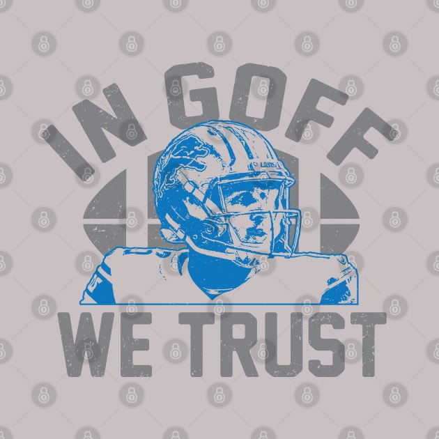 Goff Detroit Lions by Buck Tee Originals by Buck Tee