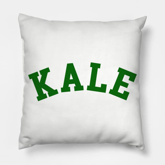 Kale University Pillow by redsoldesign