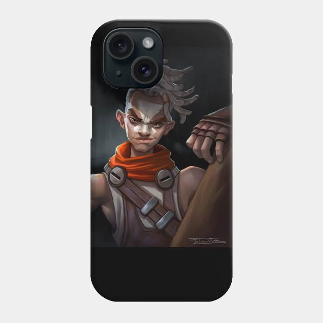 Portrait Ek.ko Phone Case by felixantosart