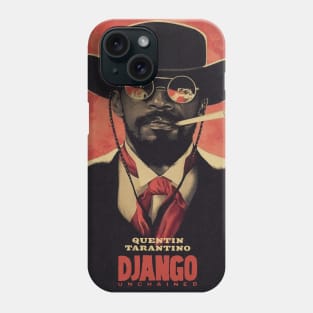 Quentin Tarantino Django illustration Poster Phone Case