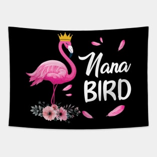 Nana Bird Flamingo Family Matching Gifts Tapestry