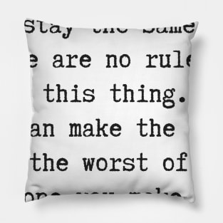 Make the Best of It Pillow