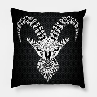 witch white phillip ecopop pattern mandala Pillow