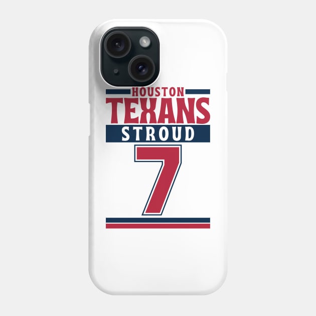 Houston Texans Stroud 7 Edition 3 Phone Case by Astronaut.co