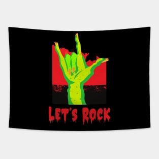 Let´s Rock Costumes für  Rockers and musicians Tapestry