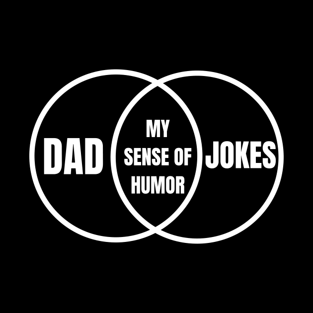 Dad jokes venn diagram by Caregiverology