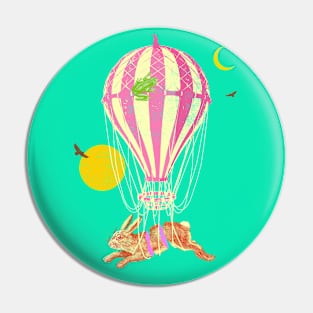 RABBIT BALLON (alt) Pin