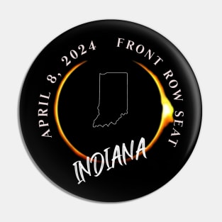 2024 Indiana Eclipse Front Row Seat To Total Darkness Pin