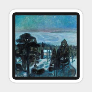 The White Night by Munch Magnet