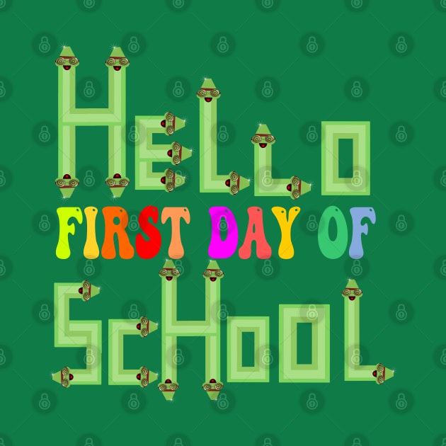 hello first day of school by jaml-12